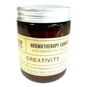 Aromaterapeutyczna świeca sojowa Creativity 200 g