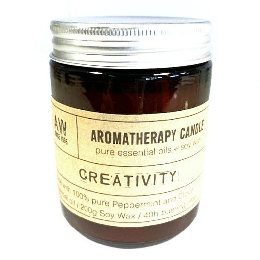 Aromaterapeutyczna świeca sojowa Creativity 200 g
