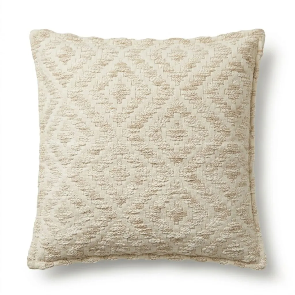 Poszewka Neutral Geo Creme 45 × 45 cm