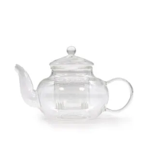 Szklany dzbanek z zaparzaczem Round Pearl 400 ml