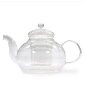 Szklany dzbanek z zaparzaczem Round Pearl 800 ml