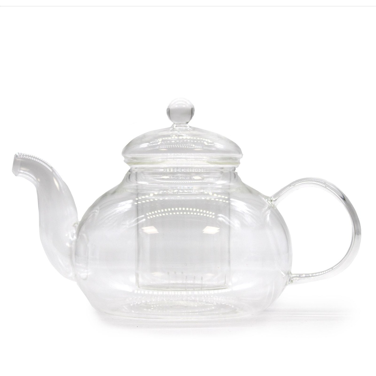 Szklany dzbanek z zaparzaczem Round Pearl 800 ml