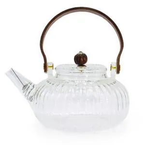 Szklany dzbanek z zaparzaczem Ribbed Pearl 850 ml