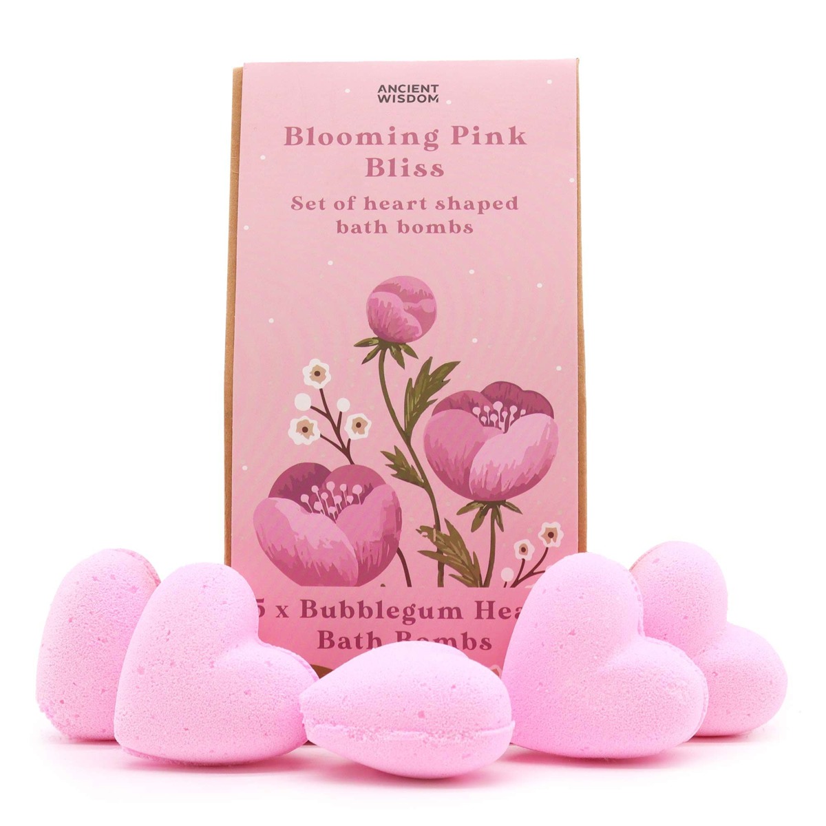 Zestaw serc do kąpieli Blooming Pink Bliss
