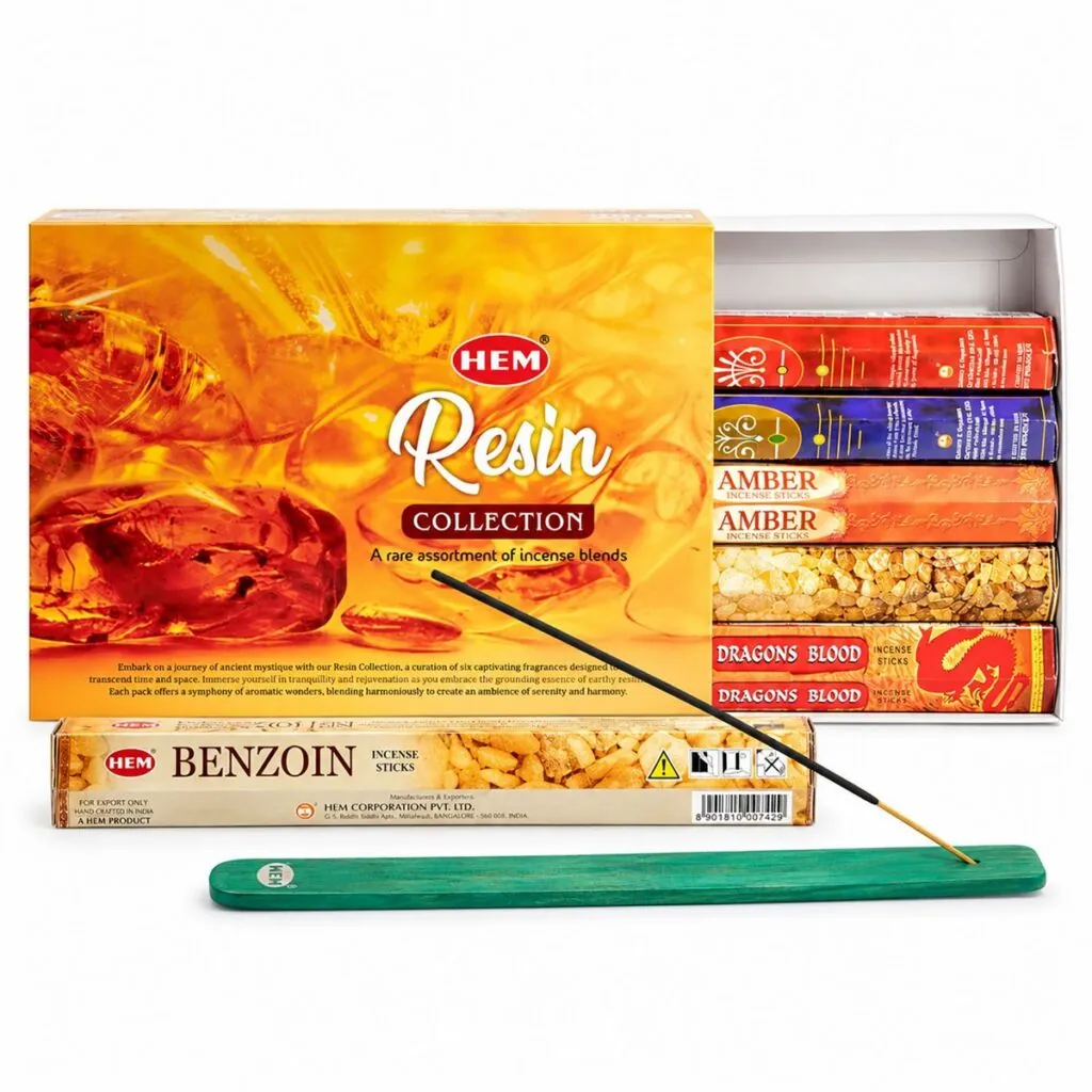 Kadzidła HEM Resin Collection z podstawką
