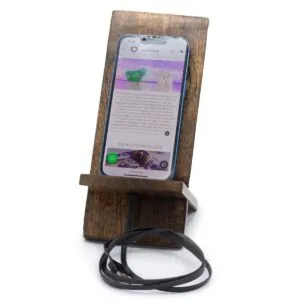 Rzeźbiony stojak na telefon Tree of Life
