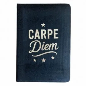 Aksamitny notes Carpe Diem, 80 stron