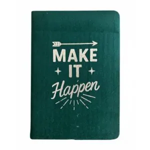 Aksamitny notes Make It Happen, 80 stron