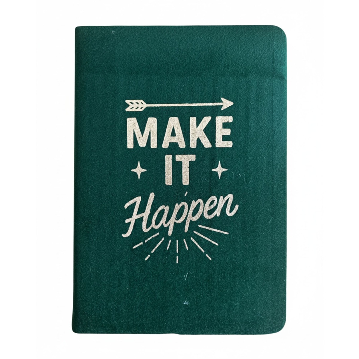 Aksamitny notes Make It Happen, 80 stron