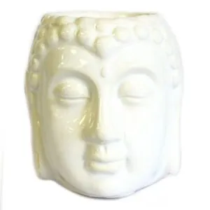 Kominek do olejków Budda, biały