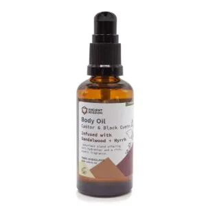 Organiczny olejek do ciała Drzewo sandałowe i Mirra 50 ml