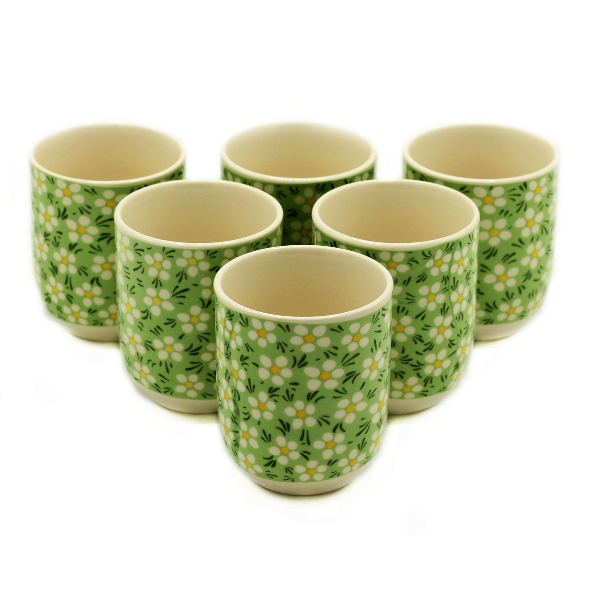 Czarki do herbaty Green Daisy