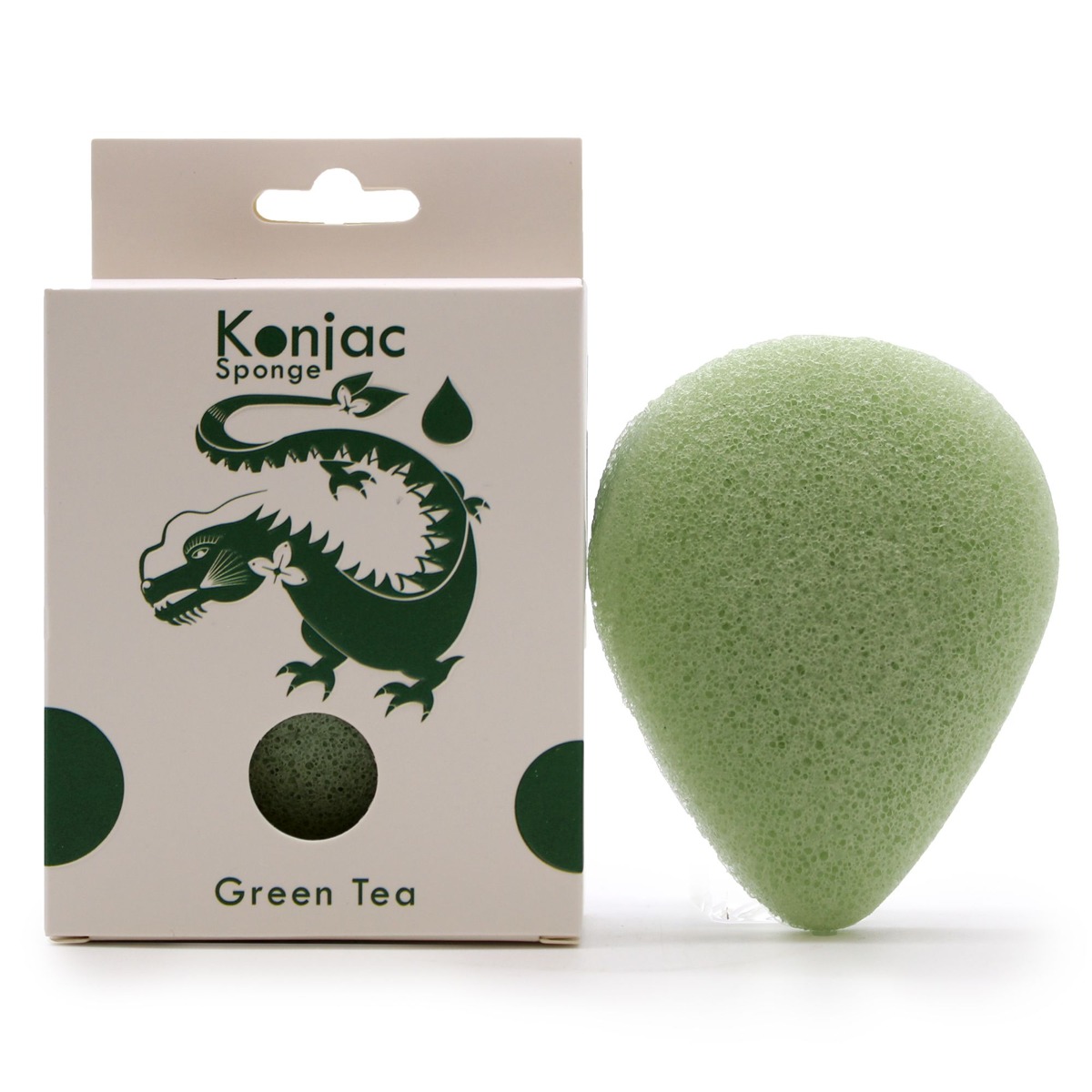 Gąbka konjac Zielona herbata