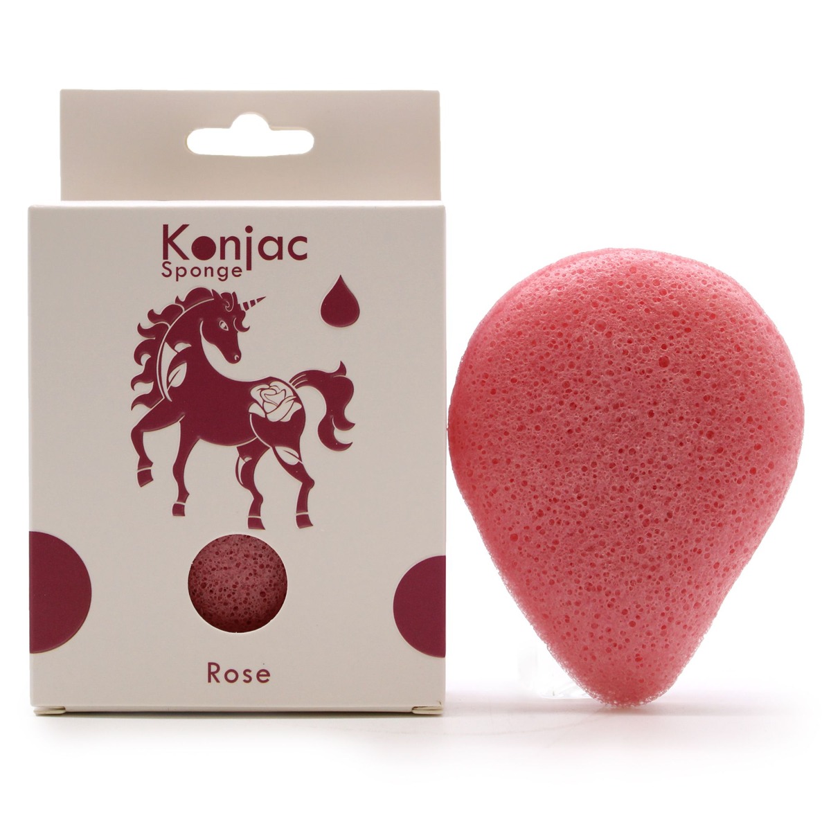 Gąbka konjac Róża