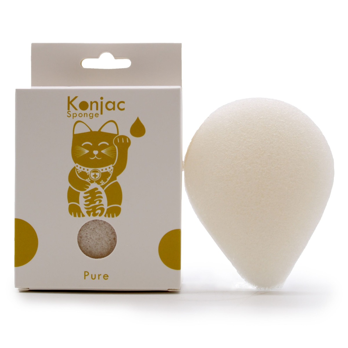 Gąbka konjac Natural