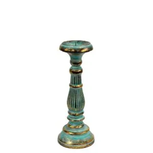 Mały świecznik Turquois Gold