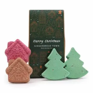 Świąteczny zestaw kul Gingerbread Town