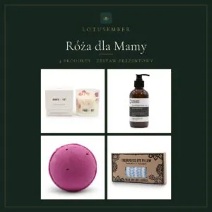 Róża dla Mamy – zestaw prezentowy Lotusember