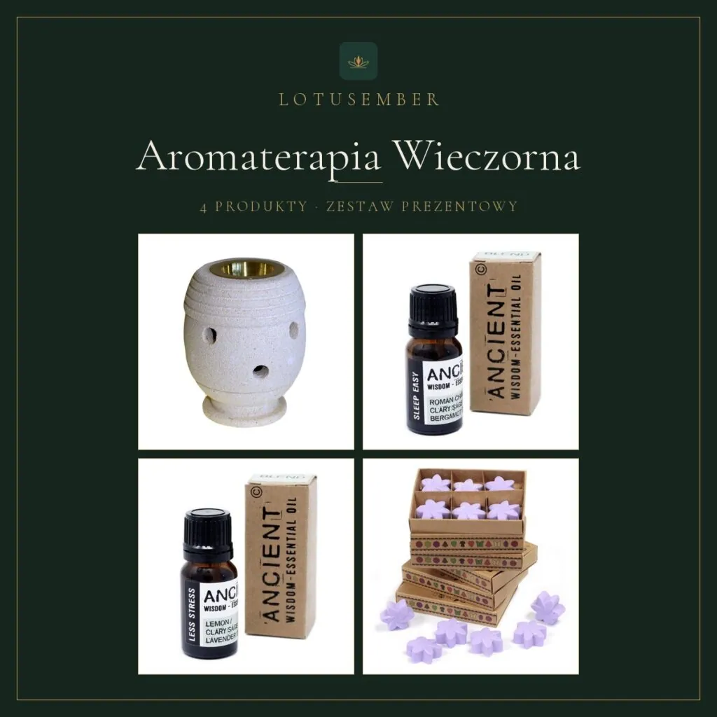 Aromaterapia Wieczorna – zestaw prezentowy Lotusember