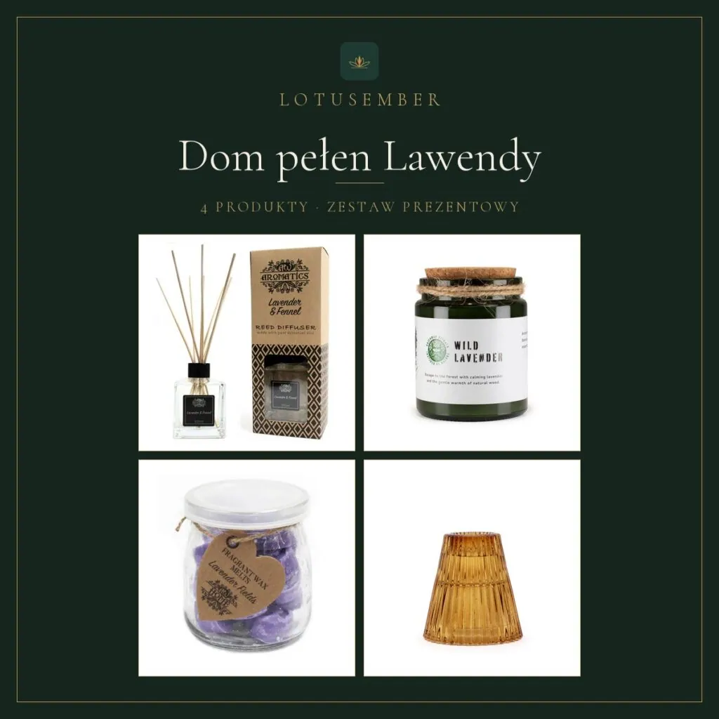 Dom pełen Lawendy – zestaw prezentowy Lotusember