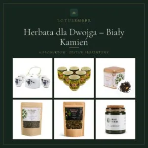 Herbata dla Dwojga – Biały Kamień – zestaw prezentowy Lotusember