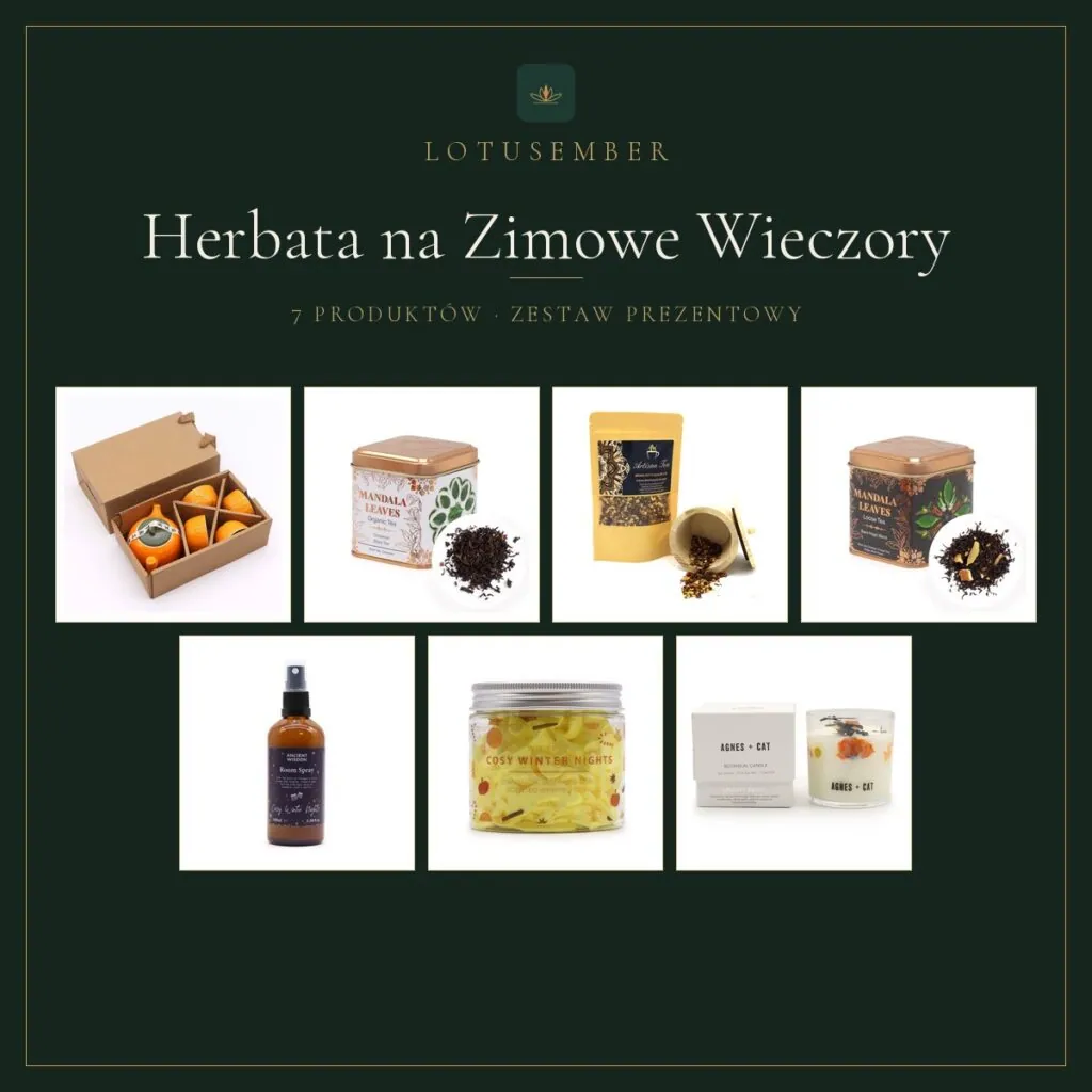 Herbata na Zimowe Wieczory – zestaw prezentowy Lotusember