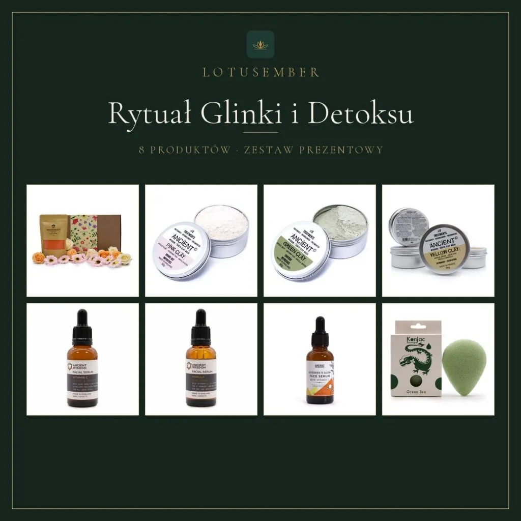 Rytuał Glinki i Detoksu – zestaw prezentowy Lotusember