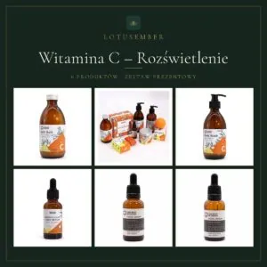 Witamina C – Rozświetlenie – zestaw prezentowy Lotusember
