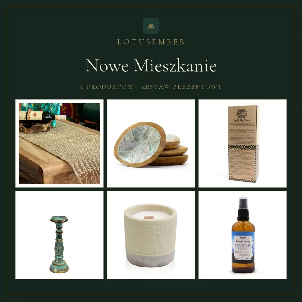 Nowe Mieszkanie – zestaw prezentowy Lotusember