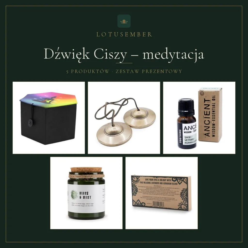 Dźwięk Ciszy – medytacja – zestaw prezentowy Lotusember