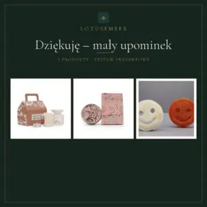 Dziękuję – mały upominek – zestaw prezentowy Lotusember