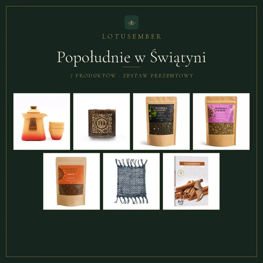 Popołudnie w Świątyni – zestaw prezentowy Lotusember