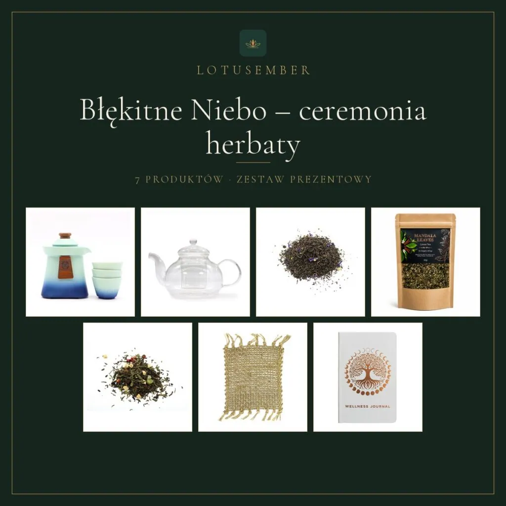 Błękitne Niebo – ceremonia herbaty – zestaw prezentowy Lotusember