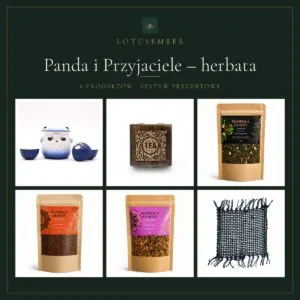 Panda i Przyjaciele – herbata – zestaw prezentowy Lotusember