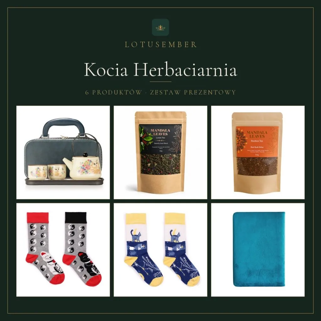 Kocia Herbaciarnia – zestaw prezentowy Lotusember