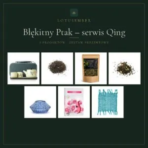 Błękitny Ptak – serwis Qing – zestaw prezentowy Lotusember