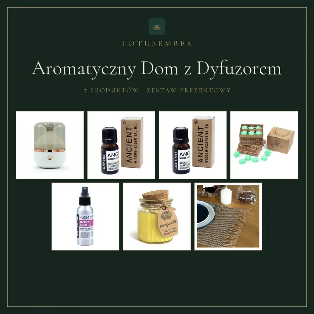 Aromatyczny Dom z Dyfuzorem – zestaw prezentowy Lotusember