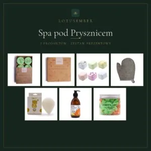 Spa pod Prysznicem – zestaw prezentowy Lotusember