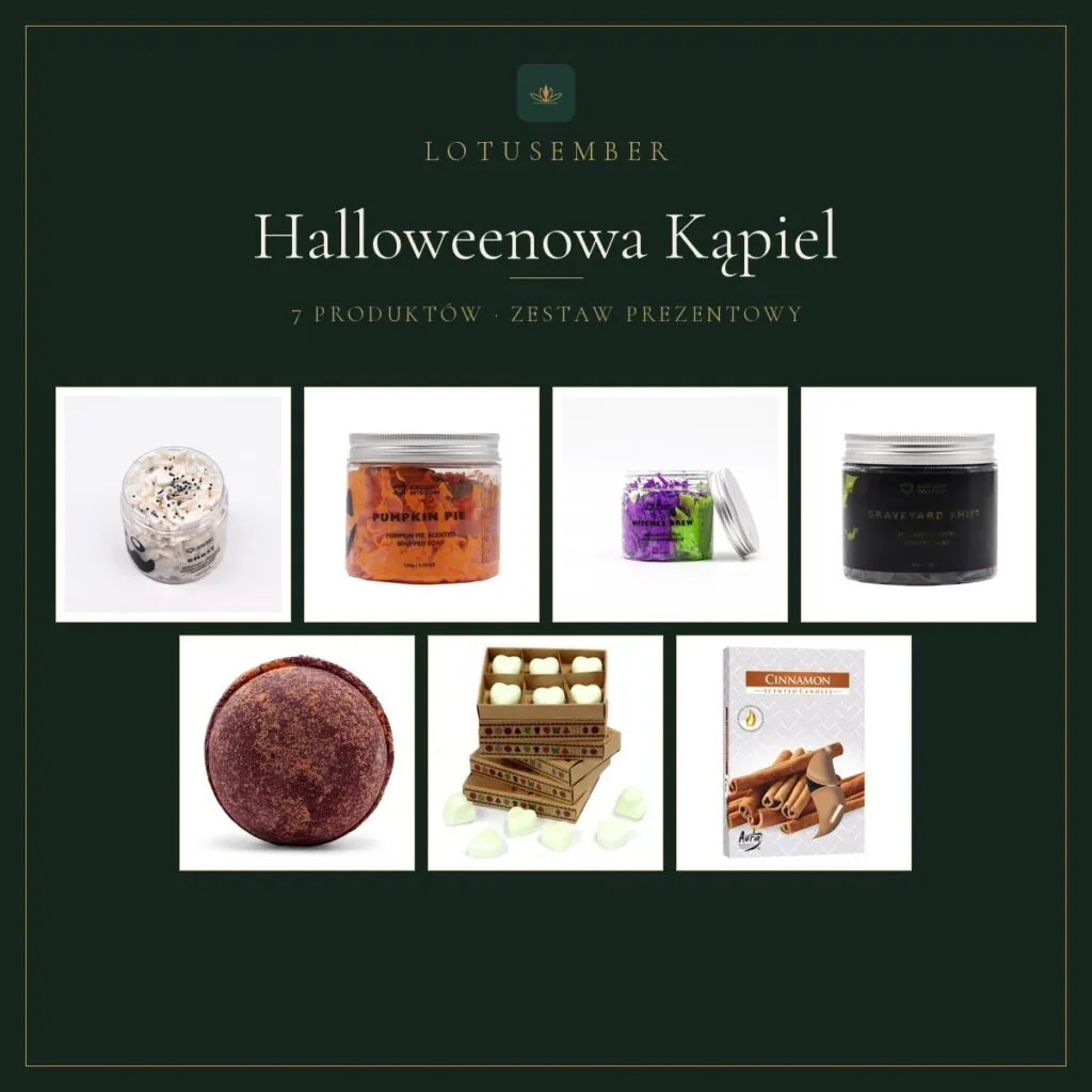 Halloweenowa Kąpiel – zestaw prezentowy Lotusember