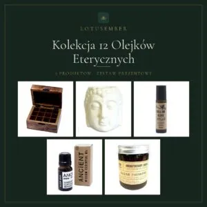Kolekcja 12 Olejków Eterycznych – zestaw prezentowy Lotusember