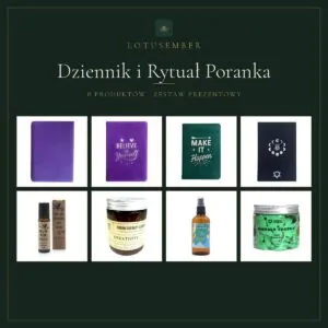 Dziennik i Rytuał Poranka – zestaw prezentowy Lotusember