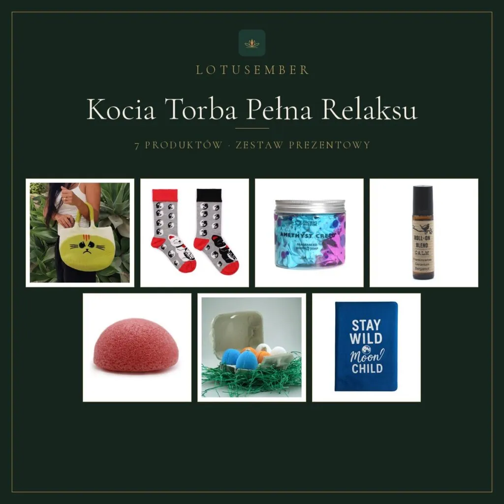 Kocia Torba Pełna Relaksu – zestaw prezentowy Lotusember