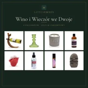 Wino i Wieczór we Dwoje – zestaw prezentowy Lotusember