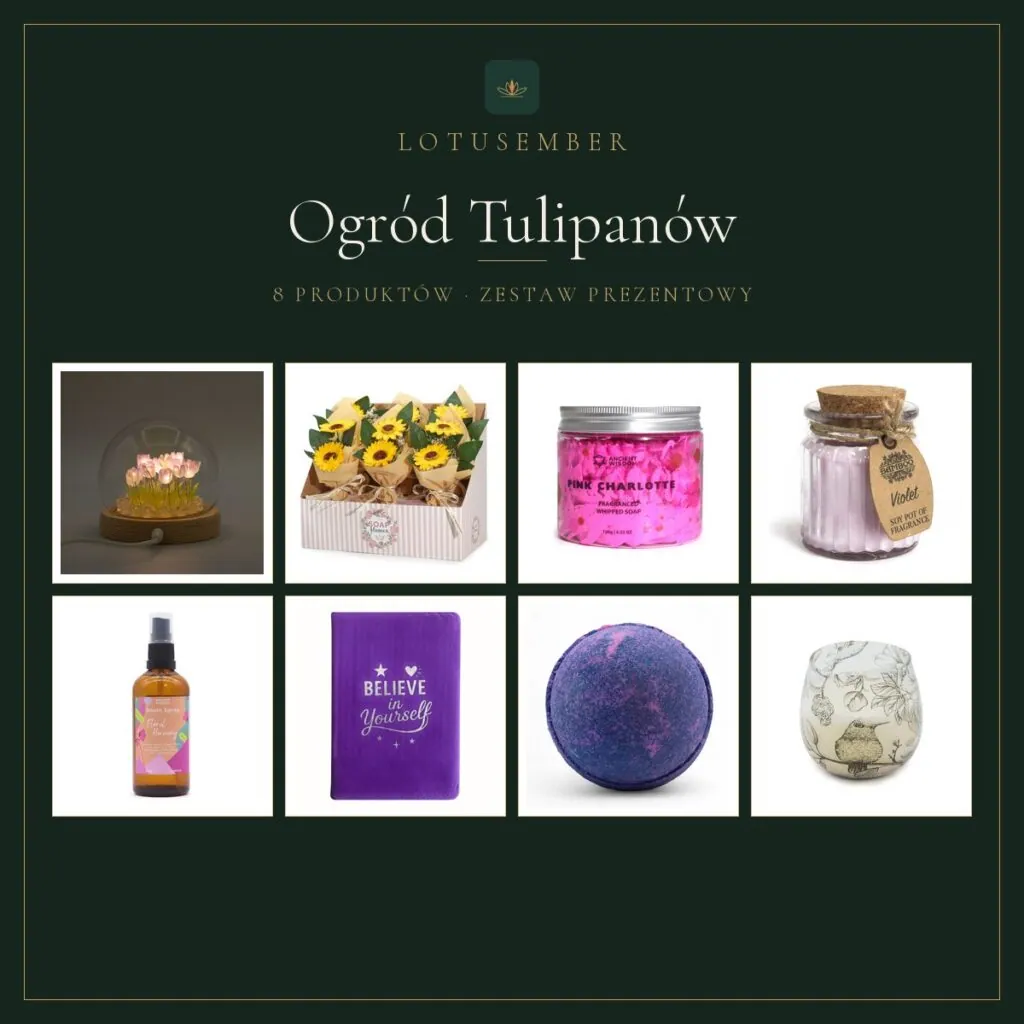 Ogród Tulipanów – zestaw prezentowy Lotusember