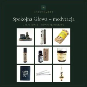 Spokojna Głowa – medytacja – zestaw prezentowy Lotusember
