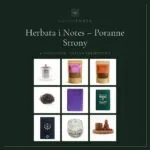 Herbata i Notes – Poranne Strony – zestaw prezentowy Lotusember