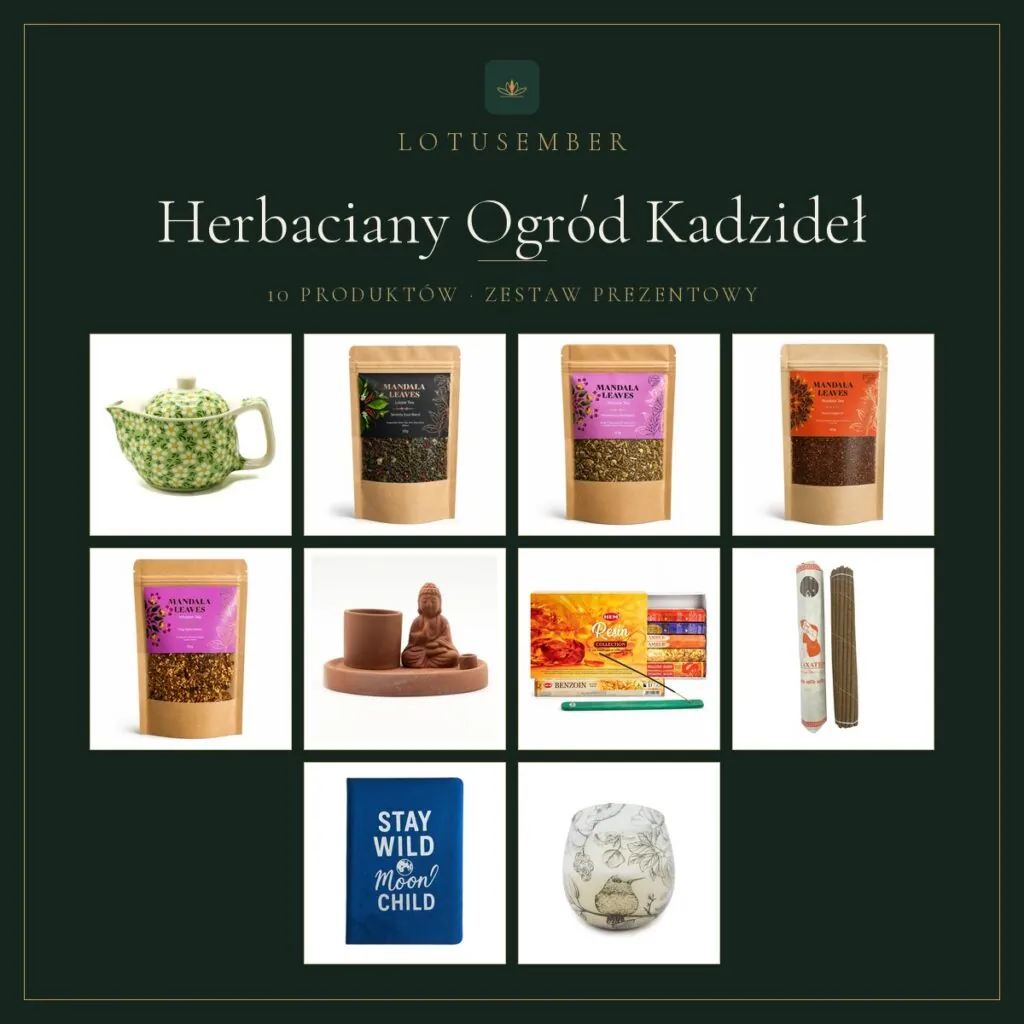 Herbaciany Ogród Kadzideł – zestaw prezentowy Lotusember