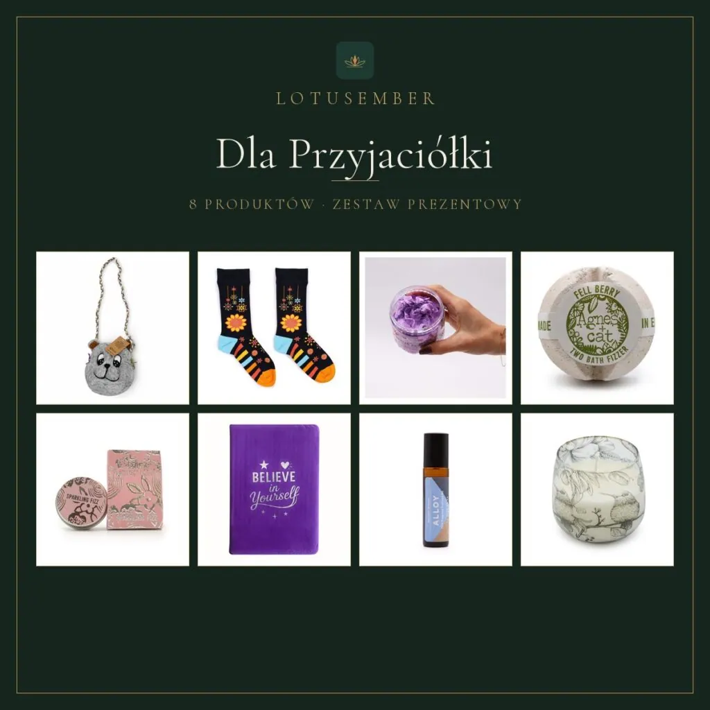 Dla Przyjaciółki – zestaw prezentowy Lotusember