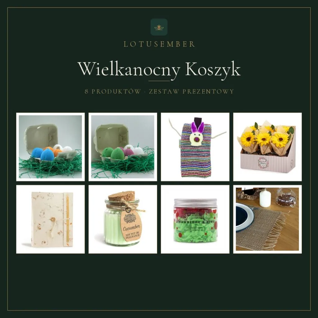 Wielkanocny Koszyk – zestaw prezentowy Lotusember