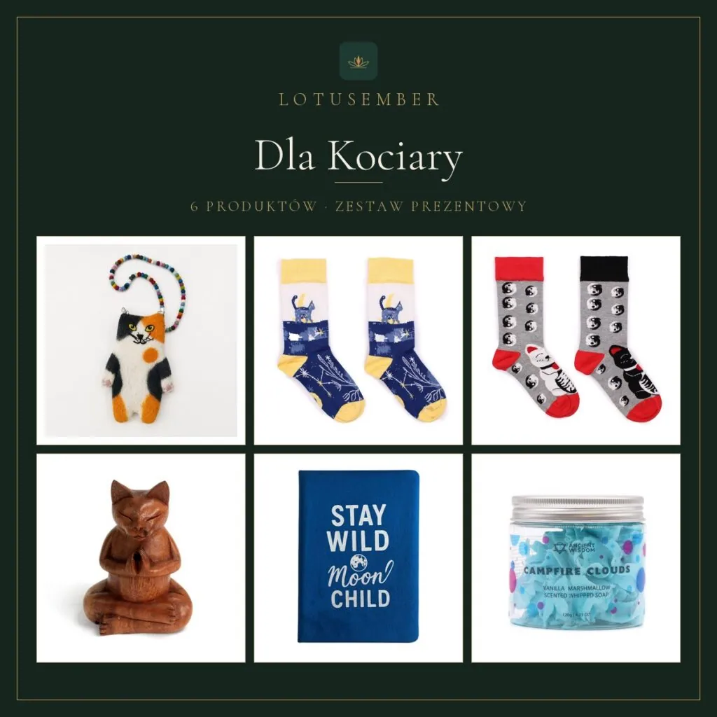 Dla Kociary – zestaw prezentowy Lotusember